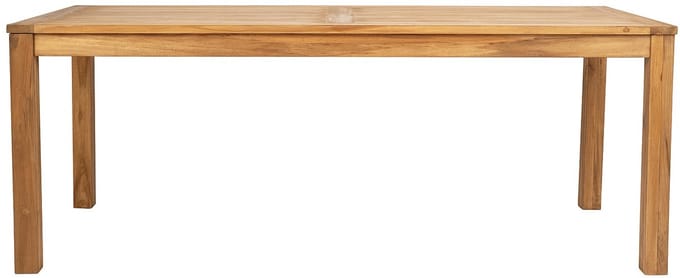 Vente-unique Eettafel 8 personen van teakhout - Naturel - AMILA