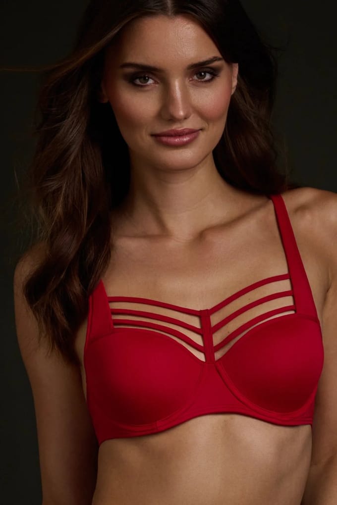 Marlies Dekkers – Leading Strings – BH Voorgevormd – 37700 – Red – Maat E80/95