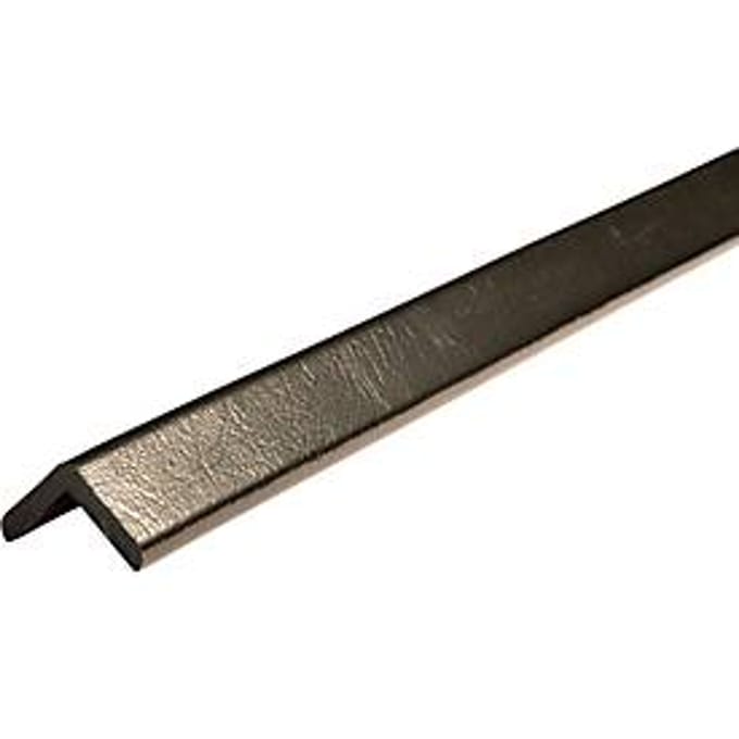 Hoekbeschermprofiel type H +, 1 m/stuk, zwart