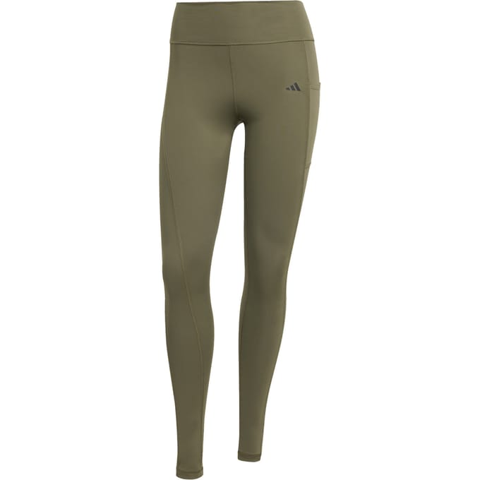 adidas Optime Tight Dames-Olijf