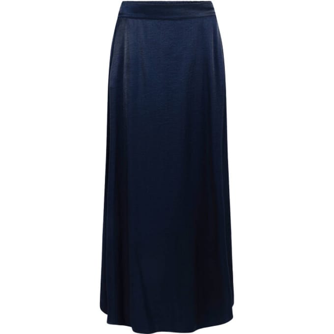 Jansen Amsterdam Dahlia Rok Ws 694 Long Rokken Dames - Donkerblauw - Maat 36