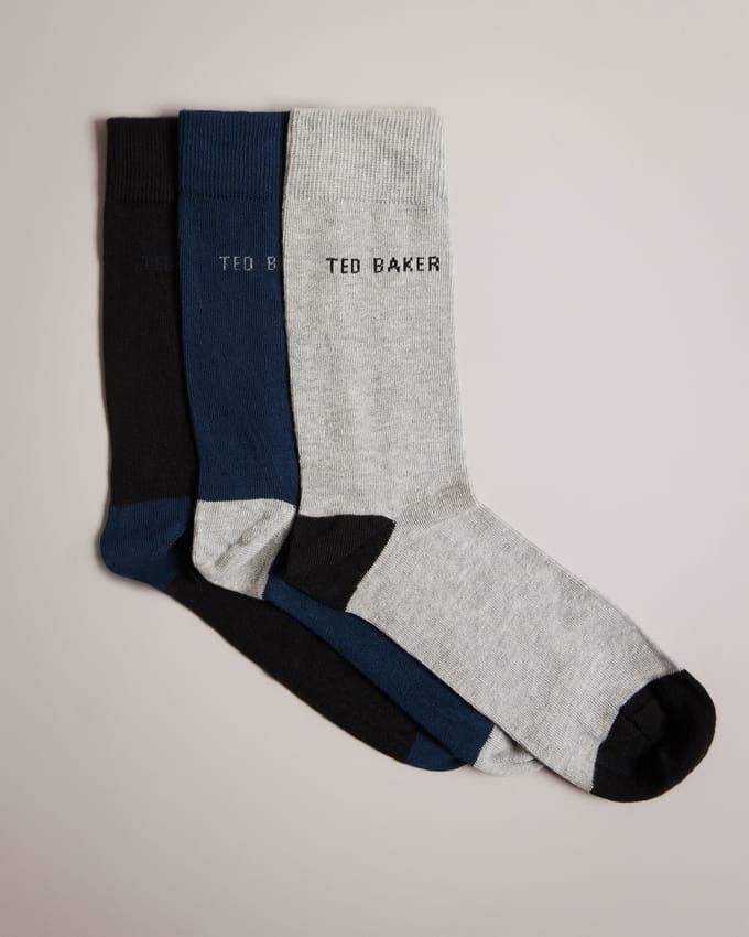 Ted Baker Mixxed Driepack Sokken, Assortiment
