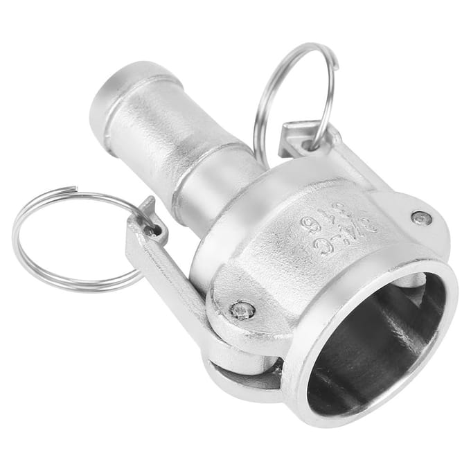 1 st RVS 316 Type C Camlock Adapter Koppeling Vrouwelijk Einde x Mannelijke Tuit DN20 G34