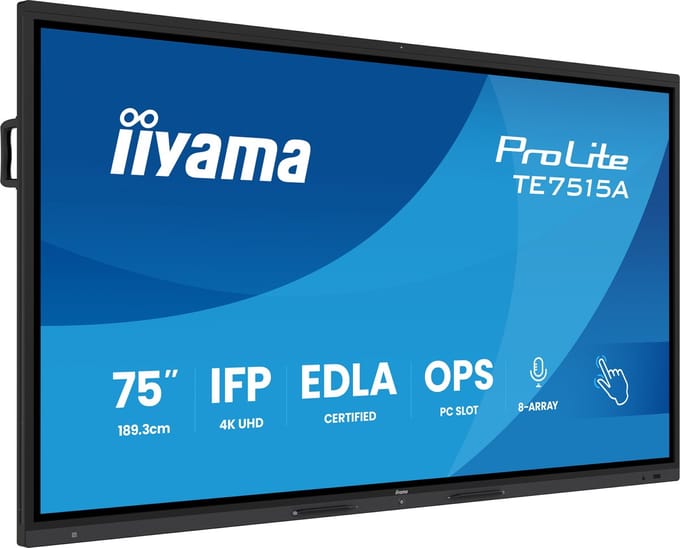 Monitor Iiyama TE7515A-B1AG 75" 4K Ultra HD