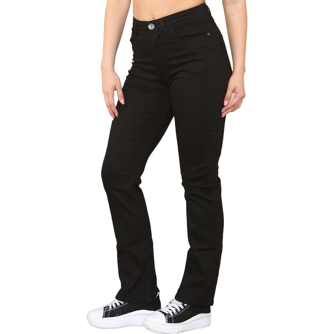 Enzo | Bootcut Jeans voor dames - Zwart