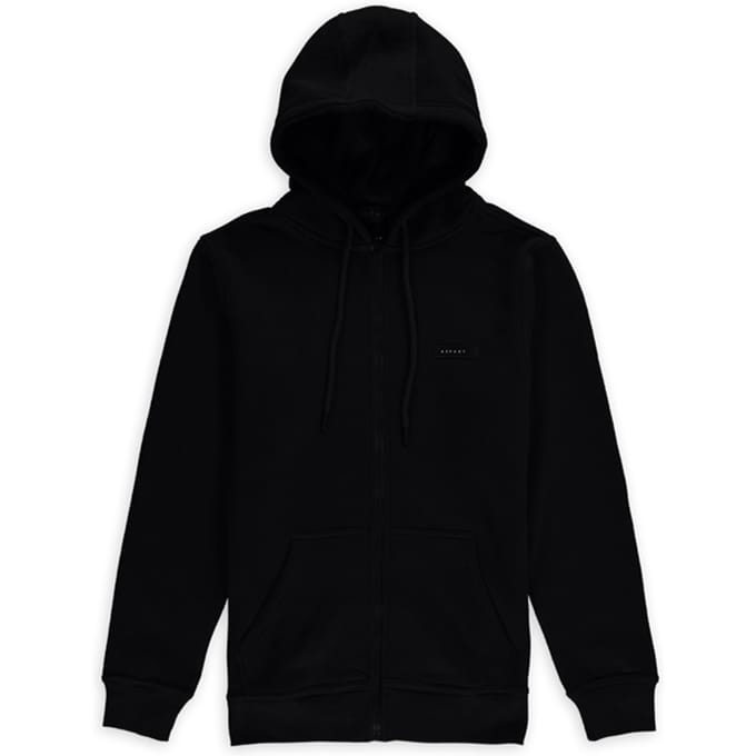 Aspact La Zip Hoodie Black Größe: XL | Kaputzenpullis Outlet | Unisex | Schwarz