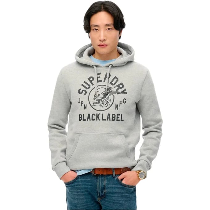 Superdry - Black Label hoodie - Heren - Hoodies
