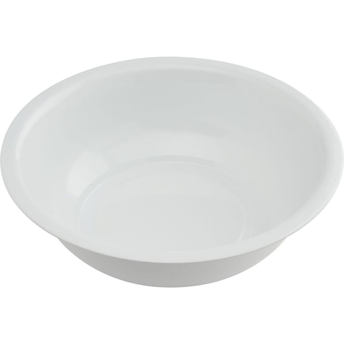 Zinken schaal, Ø 31 cm - Wit