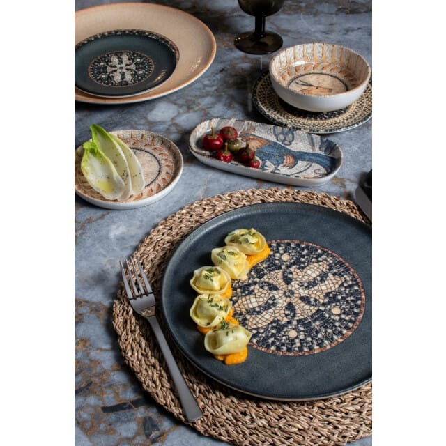 Bonna Pizzabord - Mesopotamia - Porselein - 32 cm - set van 2