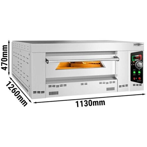 GGM Gastro Gas Pizzaofen - 6x 34cm (Tief) - Manuell