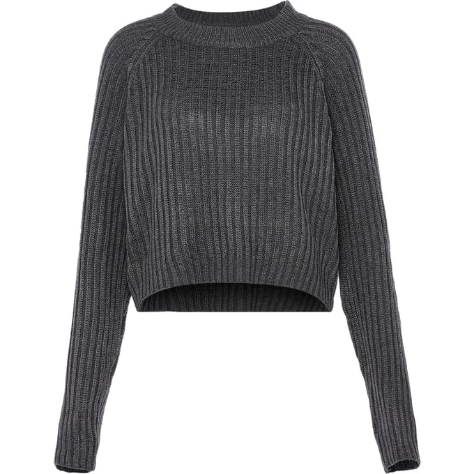 Mymo Jumper Dames donkergrijs gem