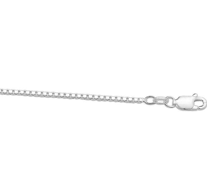 Zilver Gerhodineerde Collier venetiaans 1 1329683 50 cm