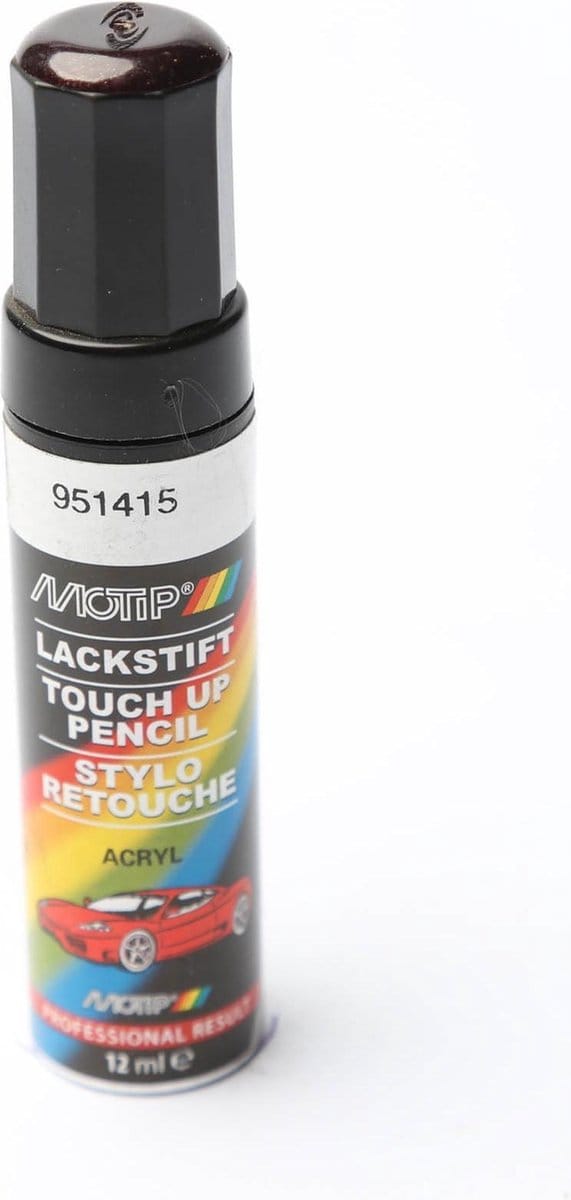 Motip 951415 - Auto lakstift - Rood Metallic - 12 ml