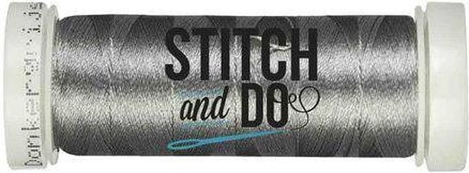 Donkergrijs Linnen Garen Stitch & Do