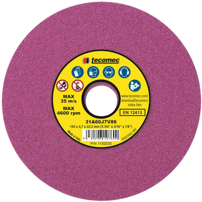 3/8" .404" Tecomec Slijpschijf Voor Kettingslijper 145 × 4,7 × 22,2 mm
