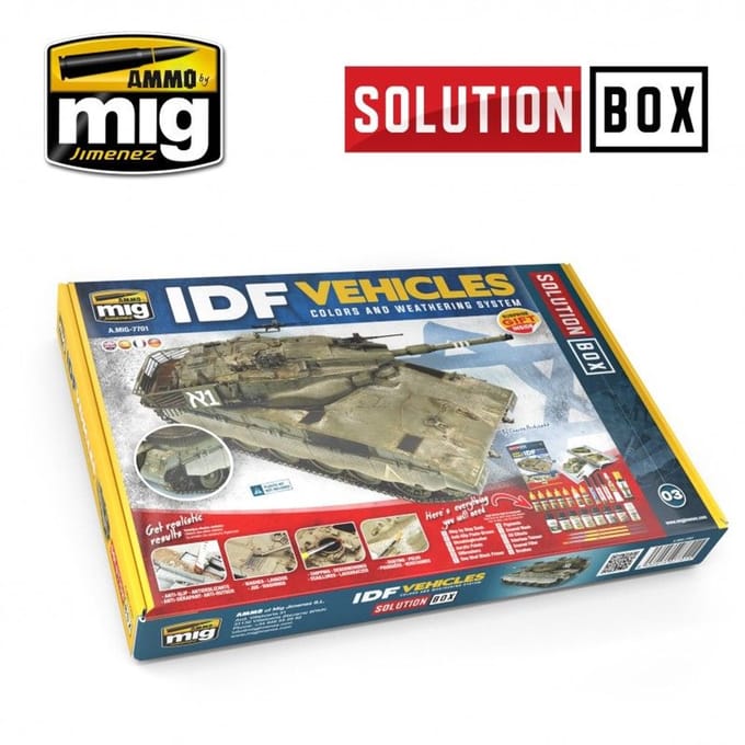 AMMO by Mig Jimenez Modelbouwdecoratie - MIG 7701 IDF Vehicles - Solution Box Effecten set