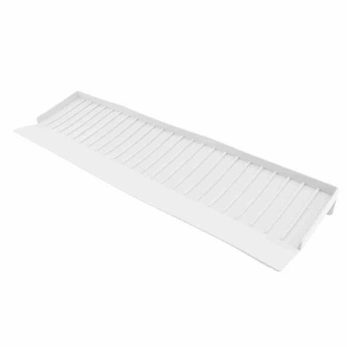 Beschermer voor Randen van Spoelbak Uitrekbare Siliconen Spatwaterdichte Mat Multifunctionele Beschermer voor Aanrecht voor Keuken Badkuip Spoelbakken wit