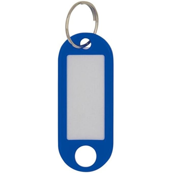 WEDO sleutelhanger met ring, diameter: 18 mm, blauw