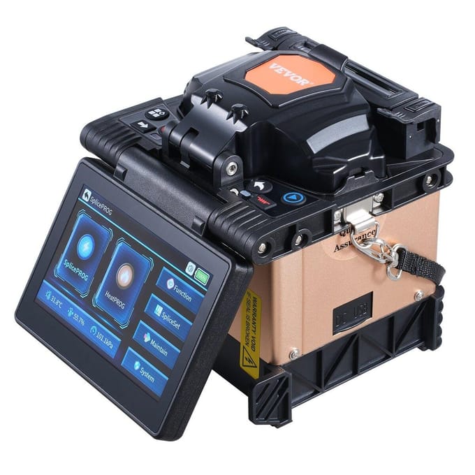 Soudeuse par fusion de fibres 4 moteurs Alignement de cœur avec 6 s de soudure 13 s de chauffage