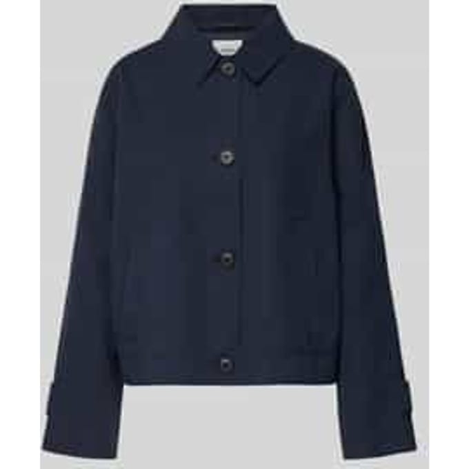 Regular fit Trenchcoat van Mix van katoen en lyocell