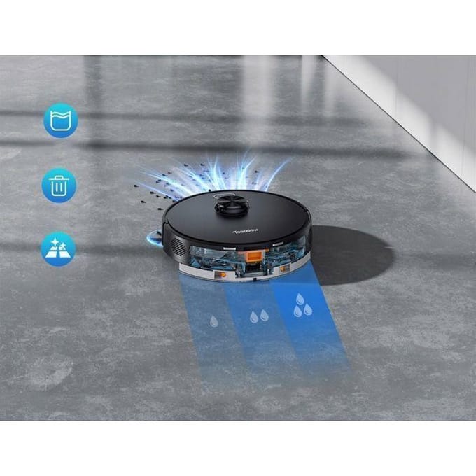 Robotstofzuiger - TEENDOW - D65S MAX - 6000 Pa - Autonomie 220 min - Automatische legen