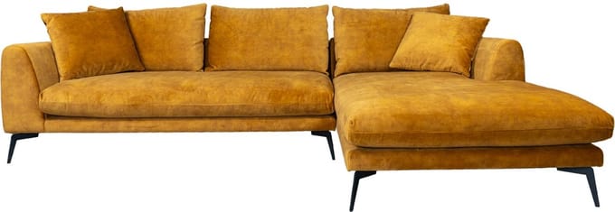 Tower living nottingham 2,5-al + chaise r - adore 015 yellow orange
