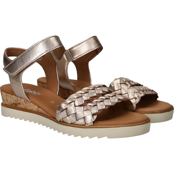 Gabor Damen Sandalette Genua in beige