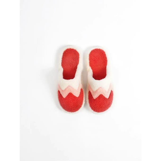Driegekleurige pantoffels voor dames Admas