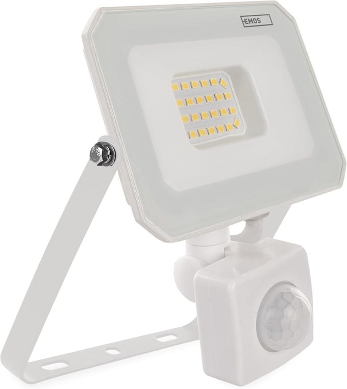 Krachtige LED Floodlight met Bewegingssensor 20W, 2000 Lumen, IP44 Buitenverlichting