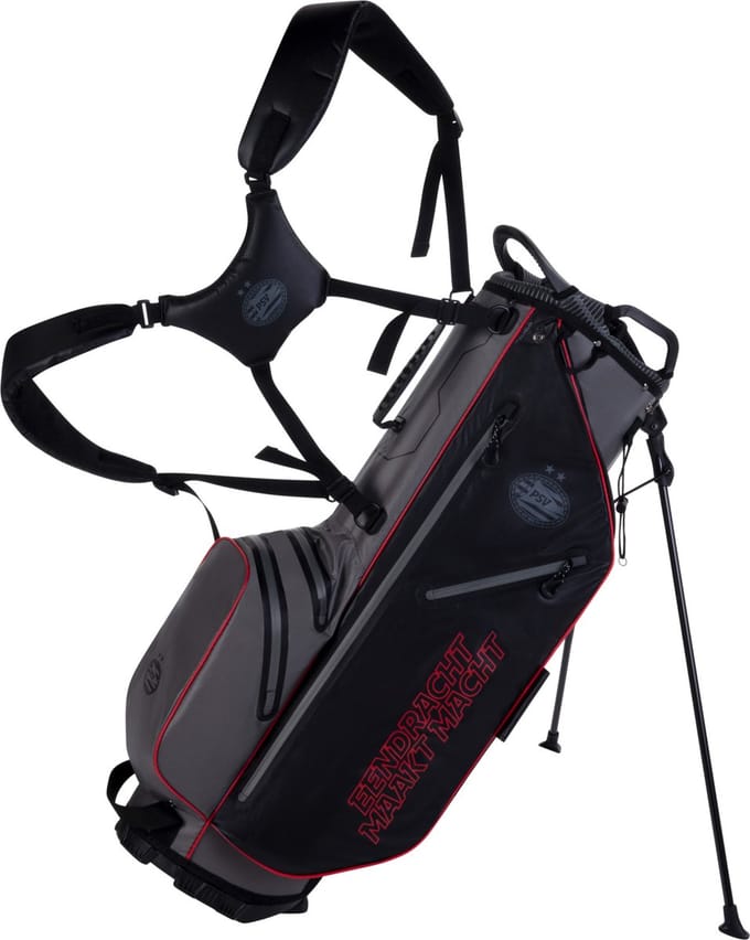 FastFold PSV Raindry Standbag - Zwart Rood