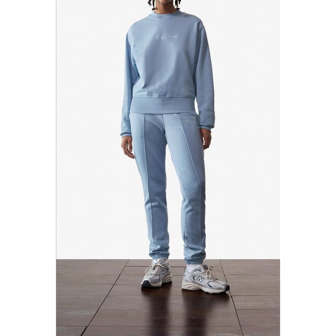 Daily Paper Evvie Sweat Script Rainwashed Blue Taglia: XL | Maglioni a maglia Outlet | Donna | Blu