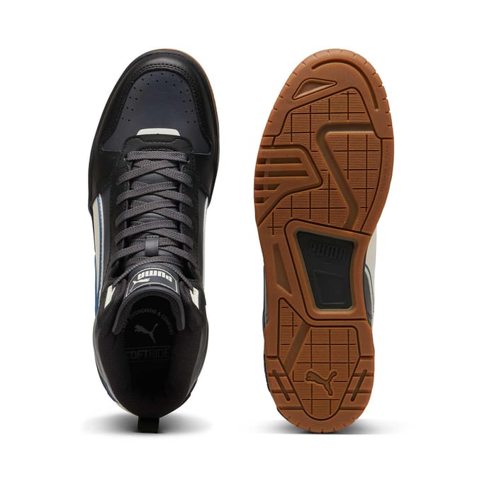 PUMA Rbd Tech Mid 'Black White Gum' 396148-07 37.5 gray