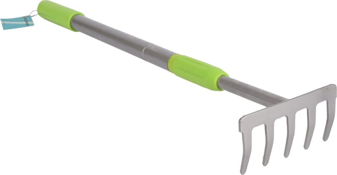 Kinzo Telescopische Hark 63-90cm Pvc/staal