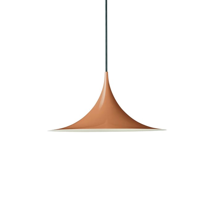 Gubi Hanglamp Semi, Ø 30 cm, pompoen-roestbruin glanzend