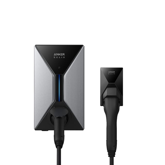 Anker SOLIX Wallbox V1 Smart EV - Charger Socket - 22kW - Grijs