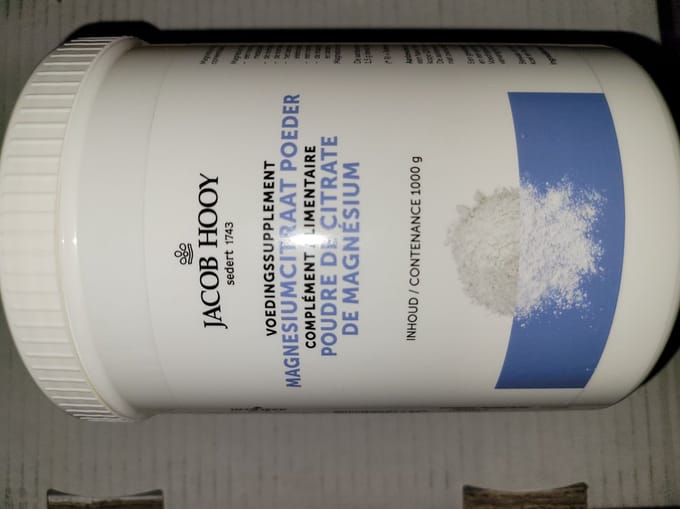 Jacob Hooy Magnesiumcitraat poeder 1 kg