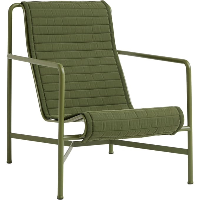 HAY - Zitkussen Palissade Lounge Chair High - olijf - groen