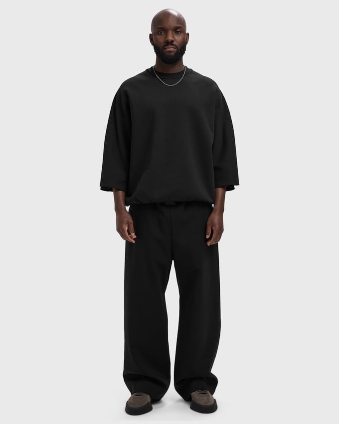 WIDE LEG DRAWSTRING PANTS