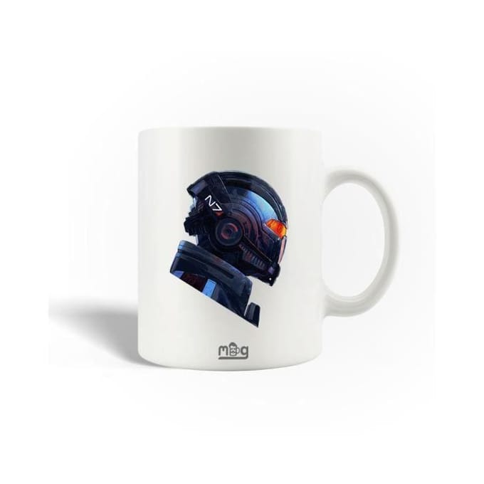 mok - Mass Effect - Keramiek - 30cl - Wit - Vaatwasmachinebestendig