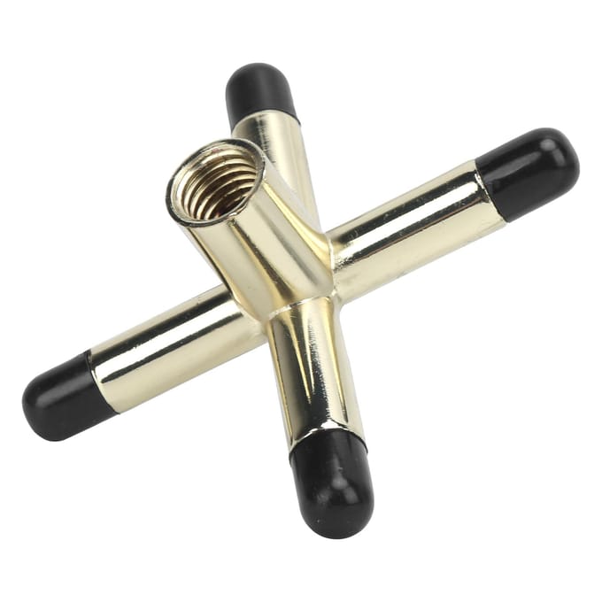 Poolbrugkop IJzer Metaal Elektroplating Proces Duurzame Colloïdale Deeltjes Biljartaccessoires beige