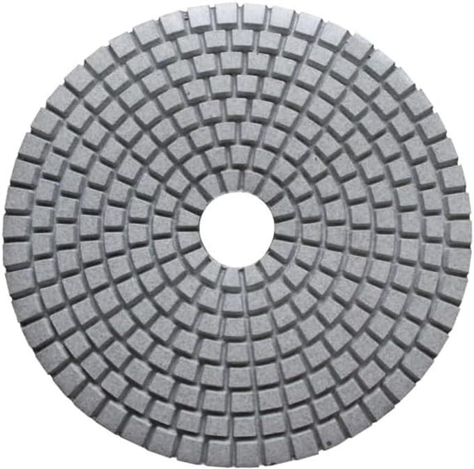 Polijstpad Steen - Schuurschijf - Natte Polijsten - Fijn Korrel - 100 mm - Wit