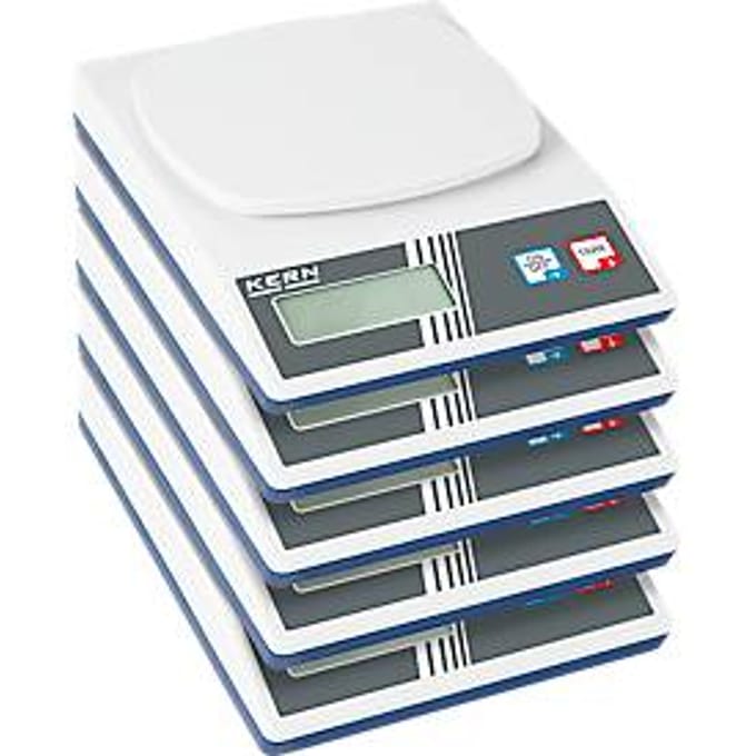 Schoolweegschaal EFS 600-1S05, weegvermogen 620 g, afleesbaarheid 0,1 g, set van 5