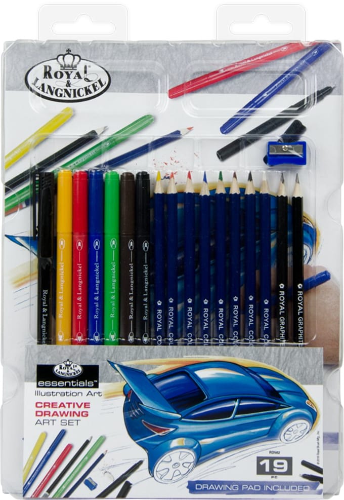 R&L Essentials Illustration Art Set - 19 Pack