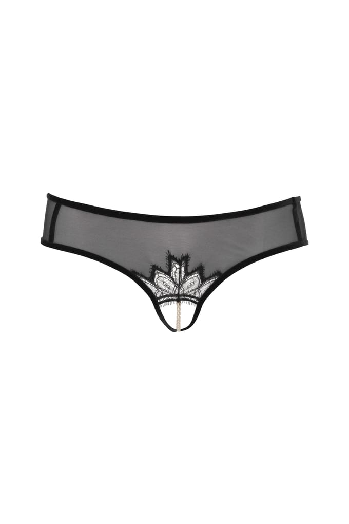 Bracli | Kyoto Slip Parel String | Erotische Lingerie met Parelsnoer Maat Plus