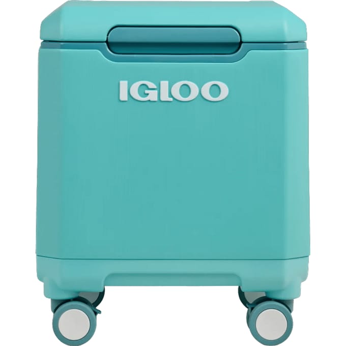 Igloo Tag-A-Long Too Spinner Koelbox - Draaibare wielen - Uitschuifbare handgreep - Lagoon