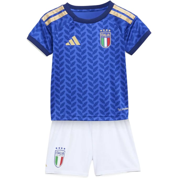 Adidas Italy Truien/Replica's Baby - Blauw - Maat 75 - 80 CM - Poly Mesh