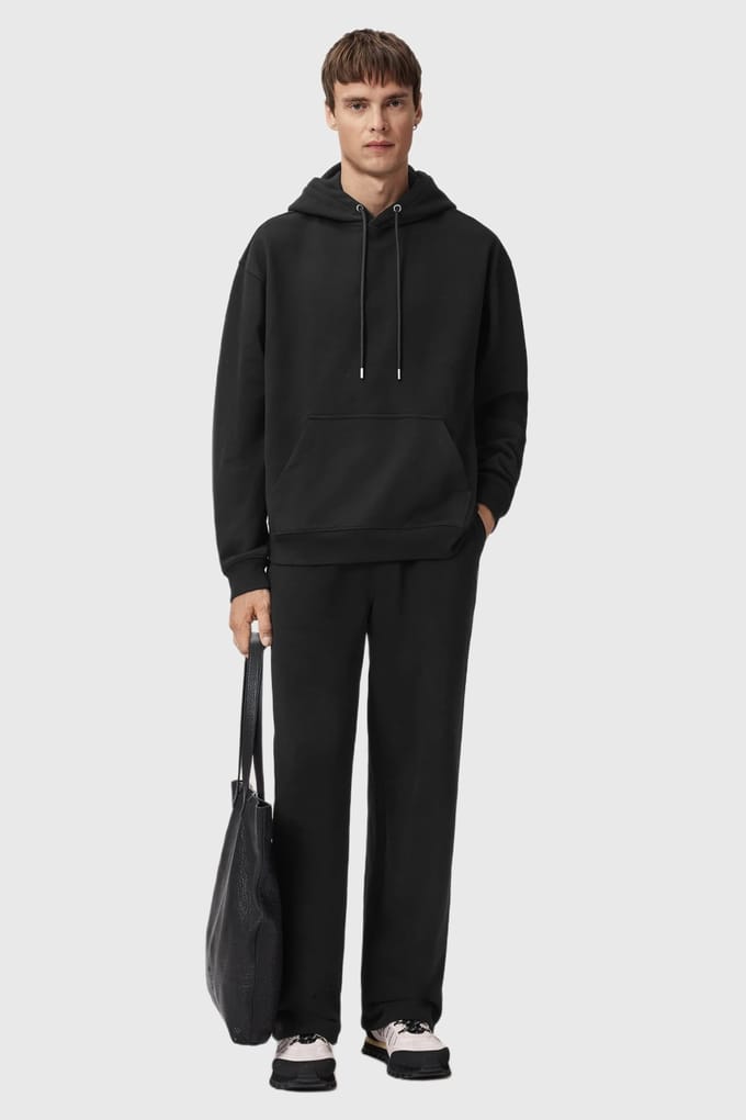 AllSaints Asher Sweatpant Jet Black Maat: S | Joggingbroeken Outlet | Heren | Zwart
