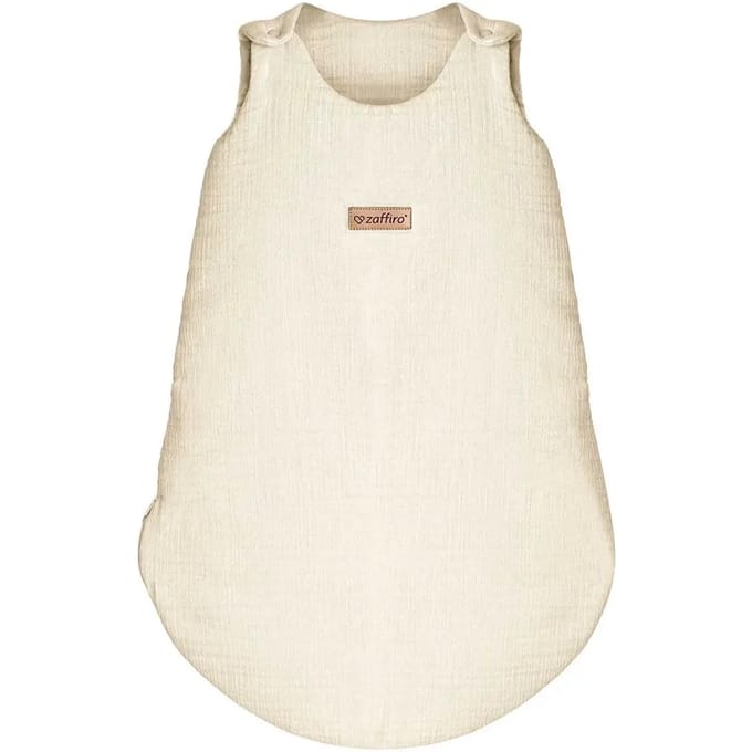 Zaffiro Muslin Babyslaapzak 1.5 TOG 6-12m Vanilla