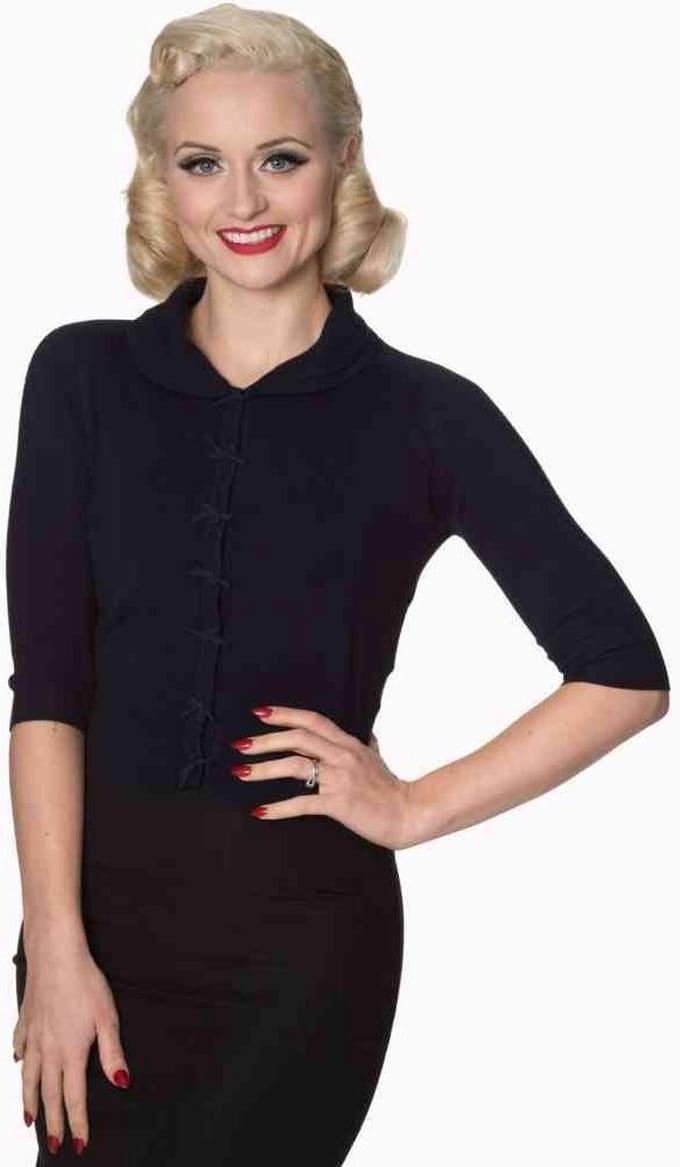 Dancing Days - APRIL Cardigan - 4XL - Blauw