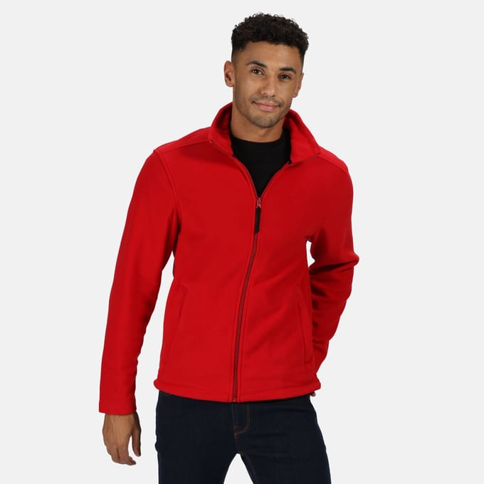 Regatta - Heren Plain Micro Fleece Full Zip Vest (Lite Laag) (Rood)